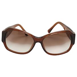 Louis Vuitton-Louis Vuitton Ursula Rhinestone Sunglasses Z0135E-Brown