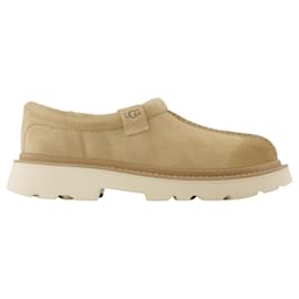 Ugg-M Tasman Lug Mules - UGG - Leather - Beige-Brown,Beige