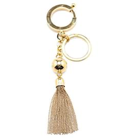 Louis Vuitton-Louis Vuitton Swing Keyring M65997 Gold-Golden,Metallic