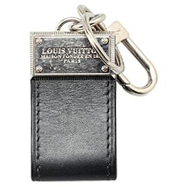 Louis Vuitton-Louis Vuitton Metal Leather Key Holder M66708-Black