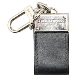 Louis Vuitton-Louis Vuitton Metal Leather Key Holder M66708-Black