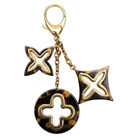 Louis Vuitton-Louis Vuitton Monogram Keyring Bag Charm M65844-Golden,Metallic