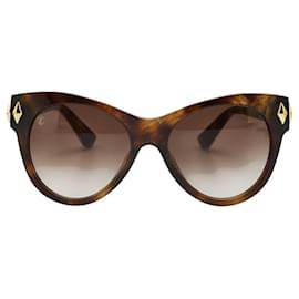 Louis Vuitton-Louis Vuitton Acetate Cat Eye Sunglasses-Brown