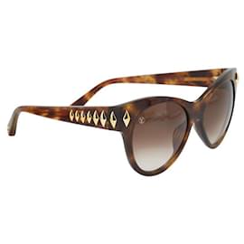 Louis Vuitton-Louis Vuitton Acetate Cat Eye Sunglasses-Brown