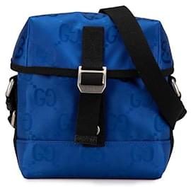 Gucci-Gucci Off The Grid Nylon Shoulder Bag 643858-Blue