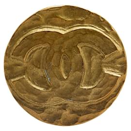 Chanel-Chanel Vintage Coco Mark Brooch Gold-Golden,Metallic