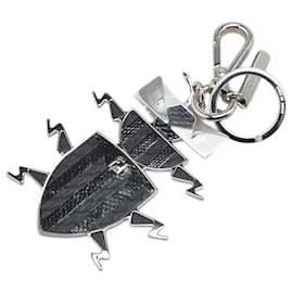 Fendi-Fendi Metal Lizard Bag Bugs Monster Charm-Black