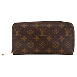 Louis Vuitton-Louis Vuitton Monogram Zippy Wallet M60017-Brown