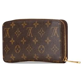 Louis Vuitton-Louis Vuitton Monogram Zippy Wallet M60017-Brown