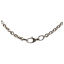 Gucci-Gucci Interlocking G Silver Necklace-Silvery,Metallic
