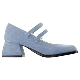 Autre Marque-Bulla Bacara Pumps - Nodaleto - Blue - Leather-Blue