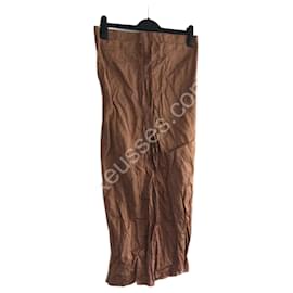 Jacquemus-Brown long skirt Jacquemus La montagne-Other