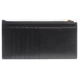 Céline-Black zipped elongated cardholder-Black