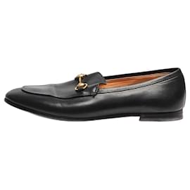 Gucci-Black Horsebit loafers - size EU 38-Black