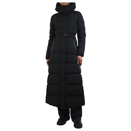 Mackage Casaco maxi acolchoado com capuz preto - tamanho XS Preto