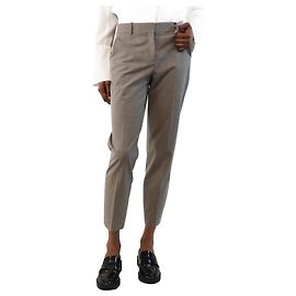 Theory Graue schmal geschnittene Hose - Größe UK 6 Grau