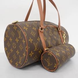 Louis Vuitton-Louis Vuitton Monogram Papillon 30 Handbag-Brown