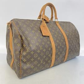 Louis Vuitton-Louis Vuitton Monogram Keepall Bandouliere 55-Brown