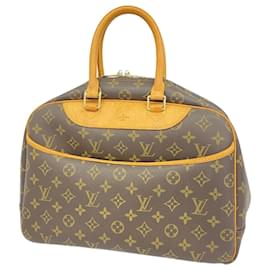 Louis Vuitton-Louis Vuitton Monogram Deauville Tote Bag-Brown