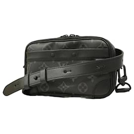 Louis Vuitton-Louis Vuitton Monogram Eclipse Alpha Shoulder Bag-Black