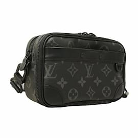 Louis Vuitton-Louis Vuitton Monogram Eclipse Alpha Shoulder Bag-Black