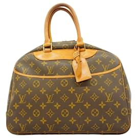 Louis Vuitton-Louis Vuitton Monogram Deauville Handbag-Brown