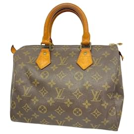 Louis Vuitton-Louis Vuitton Monogram Speedy 25 Handbag-Brown