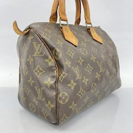 Louis Vuitton-Louis Vuitton Monogram Speedy 25 Handbag-Brown