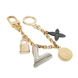 Louis Vuitton-Louis Vuitton Chain Kaleido V Holder M67379 Keyring-Golden