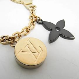Louis Vuitton-Louis Vuitton Chain Kaleido V Holder M67379 Keyring-Golden