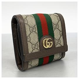 Gucci-Gucci Ophidia Bi-Fold Wallet-Brown