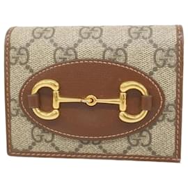 Gucci-Gucci Brown Bi-Fold Wallet-Brown