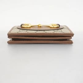 Gucci-Gucci Brown Bi-Fold Wallet-Brown