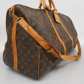 Louis Vuitton-Louis Vuitton Boston Bag Monogram Keepall Bandouliere 60-Brown