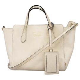 Gucci-Gucci Handbag Swing 368827-White