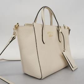 Gucci-Gucci Handbag Swing 368827-White