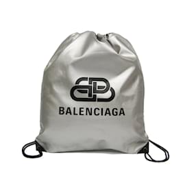 Balenciaga-Balenciaga BB Explorer 593648 PVC Backpack-Silvery