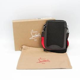 Christian Louboutin-Pochette de téléphone LOUBILAB TECHNO de Christian Louboutin-Marron