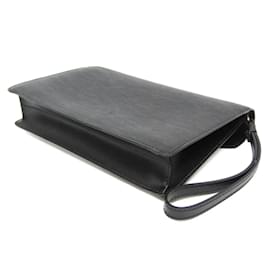 Louis Vuitton-Louis Vuitton Epi Pochette Sellier Dragonne Clutch Bag-Black