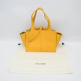 Céline-Celine Trifold Small Tote Bag-Yellow