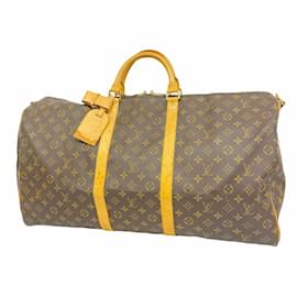 Louis Vuitton-Louis Vuitton Boston Bag Monogram Keepall Bandouliere 60-Brown