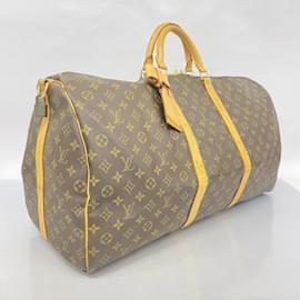 Louis Vuitton-Louis Vuitton Boston Bag Monogram Keepall Bandouliere 60-Brown