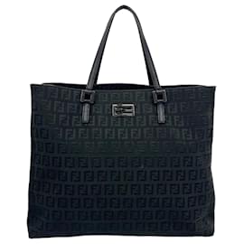 Fendi-Sac fourre-tout Fendi Zucchino-Noir