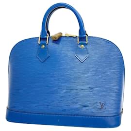 Louis Vuitton-Louis Vuitton Epi Alma Handbag in Toledo Blue-Blue