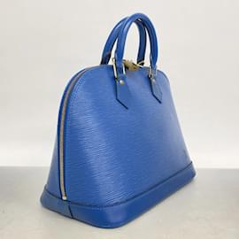 Louis Vuitton-Louis Vuitton Epi Alma Handbag in Toledo Blue-Blue