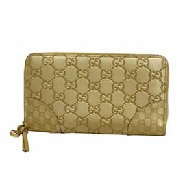 Gucci-Gucci Long Wallet Guccissima 323397-Beige