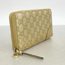 Gucci-Gucci Long Wallet Guccissima 323397-Beige