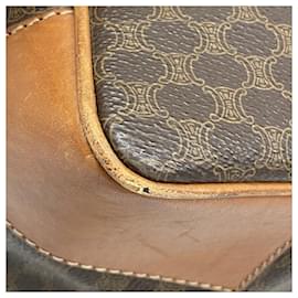 Céline-Celine Macadam Brown Handbag-Brown