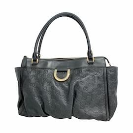 Gucci-Gucci Guccissima Abby Tote Bag-Black