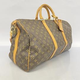 Louis Vuitton-Louis Vuitton Boston Bag Monogram Keepall Bandouliere 50-Brown